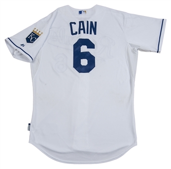 2015 Lorenzo Cain Game Used KC Royals Jersey-World Series Champs Season! (MLB Authenticated)